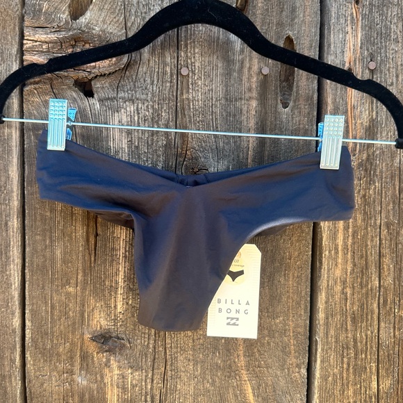 NWT Billabong Fiji Sol Searcher Hike Bikini Bottoms Pebble Black Cheeky Skimpy - Picture 10 of 14